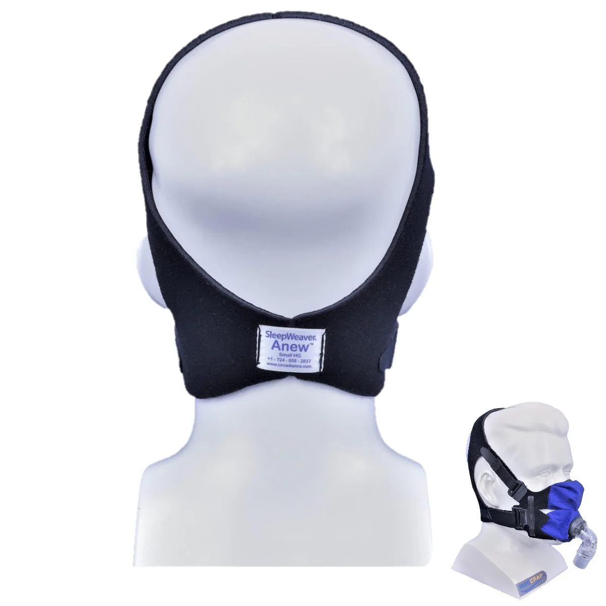SleepWeaver Anew Full Face Cloth Mask Kit - Image 7